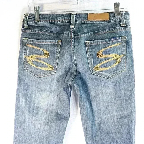Seven Jeans Size 27 Classic Flare low rise - Picture 8 of 16